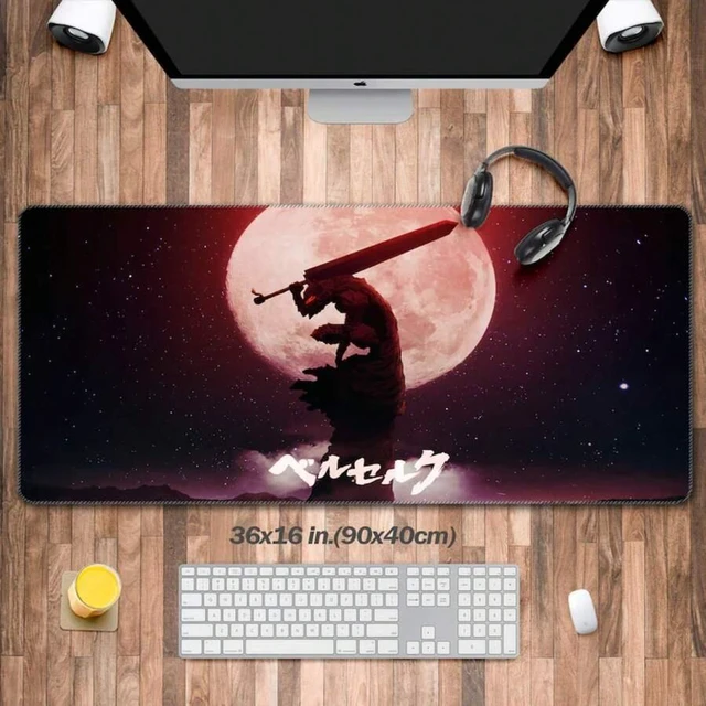 Alt view image 2 of 5 - Bks Gaming Desk Pad 2 Patterns Werewolf Mouse Mat Large Keyboard Computer Mat for Gamer Long