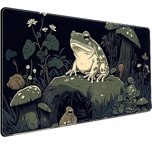 Alt view image 2 of 5 - Bks XXL Extended Gaming Mouse Pad Beige Retro Boho Desk Mat 31.5x15.75 Inch Non Slip Surface for Office Work and Laptop