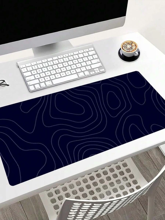 Alt view image 3 of 6 - Bks Large Gaming Mouse Pad XXL Desk Mat 35.43x15.75 Inch Non-Slip Base Smooth Surface for Keyboard Office Home