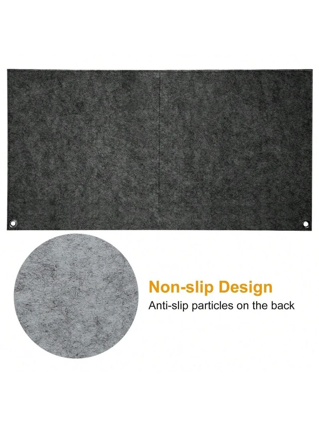 Alt view image 4 of 7 - Bks Large Extended Gaming Mouse Pad Soft Felt Desk Mat Non-Slip Anti-Scratch Keyboard Surface for Work and Play