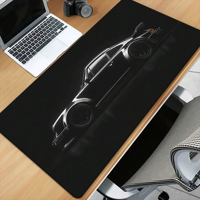 Alt view image 4 of 7 - Bks Black XXL Gaming Mouse Pad for Desktop, Multi-Functional Rubber Desk Mat for Keyboard and PC Gamer Office