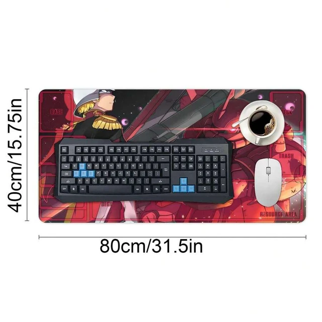 Alt view image 4 of 6 - Bks Extended XL Mouse Pad Non-Slip Gaming Desk Mat Thick Cloth Keyboard Pad For Computer Laptop