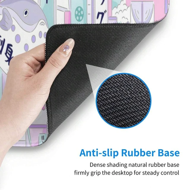 Alt view image 5 of 7 - Bks Large Mouse Pad Aesthetic Design Art Desk Mat Office Desk Accessories With Stitched Edge Non-Slip Mouse Pad Rubber Base Keyboard Pad 31.5x12 Inch E-Sports Desk Pad For Office Home Back To School G