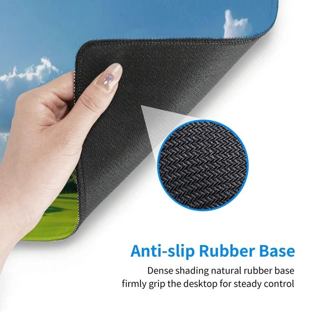 Alt view image 5 of 7 - Bks Large Mouse Pad Aesthetic Design Art Desk Mat Office Desk Accessories With Stitched Edge Non-Slip Mouse Pad Rubber Base Keyboard Pad 31.5x12 Inch E-Sports Desk Pad For Office Home Back To School G