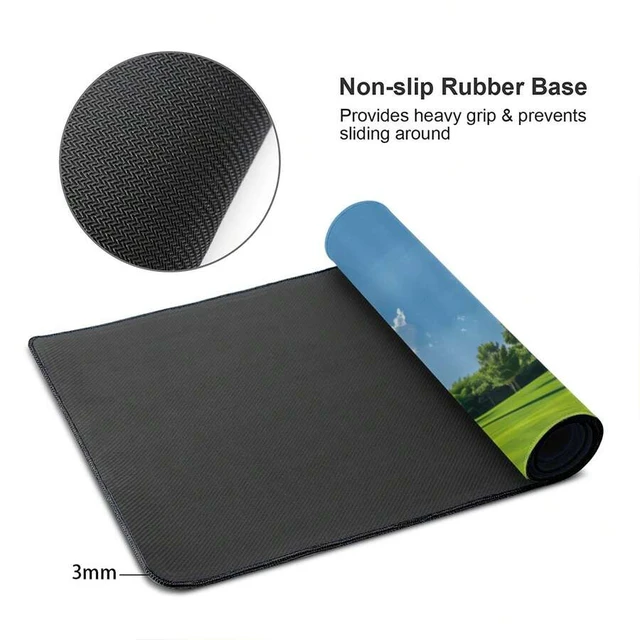 Alt view image 7 of 7 - Bks Large Mouse Pad Aesthetic Design Art Desk Mat Office Desk Accessories With Stitched Edge Non-Slip Mouse Pad Rubber Base Keyboard Pad 31.5x12 Inch E-Sports Desk Pad For Office Home Back To School G