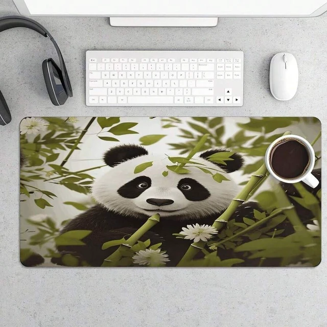 Alt view image 6 of 7 - Bks Large Gaming Mouse Pad Desk Mat Non-Slip Rubber Surface Waterproof Office Home Decor 24 Inch by 12 Inch