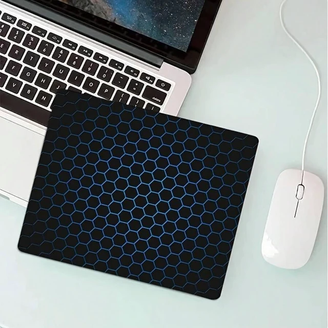 Alt view image 2 of 7 - Bks 7x8.6in(18x22cm) Geometric HD Gaming Mouse Pad Mini Rubber Non-Slip Computer Office Desk Mat