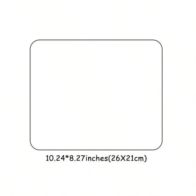 Alt view image 3 of 7 - Bks Square Mouse Pad with Rubber Anti-Slip Lockedge, Humorous Expression Design for Laptop Desktop Computer Games Work Daily Use