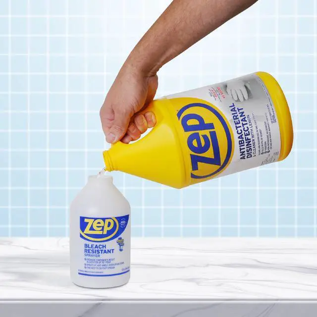 Alt view image 3 of 6 - Commercial 1041688 Antibacterial Disinfectant Cleaner with lemon , 1 gal Bottle