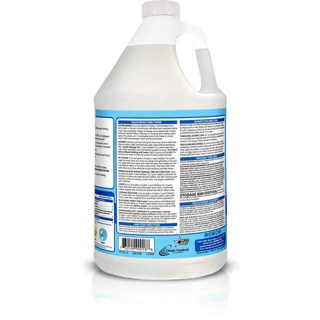 Alt view image 2 of 7 - Disinfectant Concentrate and Odor Eliminator, 1 Gallon, Fresh Linen Scent