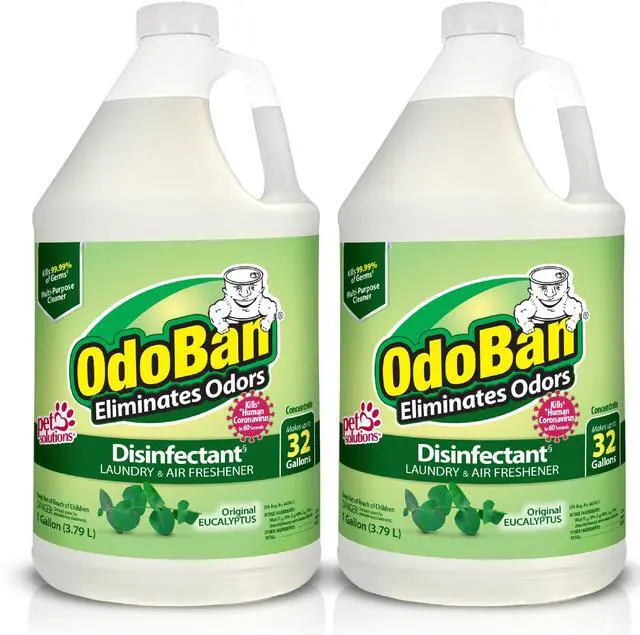 Main image of Disinfectant Concentrate and Odor Eliminator, Made in the USA, Original Eucalyptus Scent, 2 Gallons