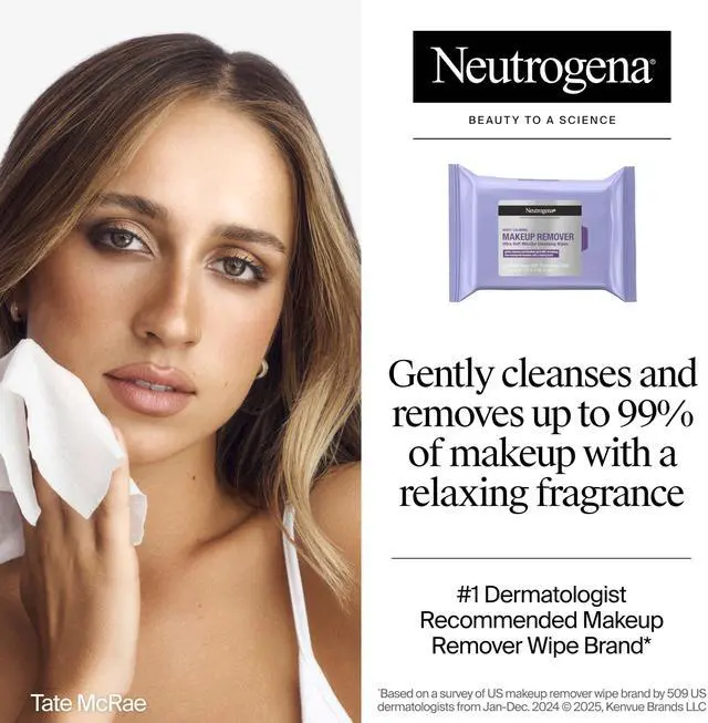 Alt view image 2 of 7 - Night Calming Makeup Remover Face Wipes, 2 x 50 ct