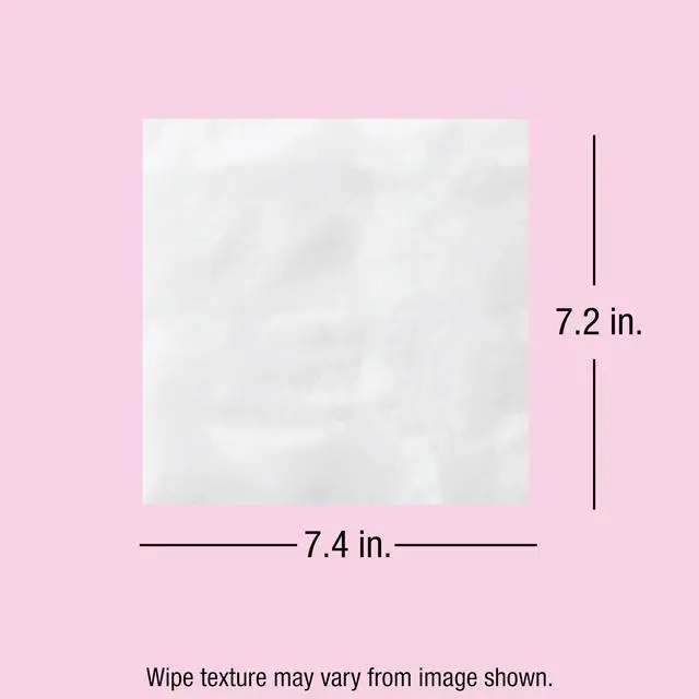 Alt view image 6 of 7 - Essentials Rose Water Cleansing Towelettes, Gentle, Dermatologist Approved, Suitable for Sensitive, Normal, or Oily skin types, 40 Count, Pack of 1