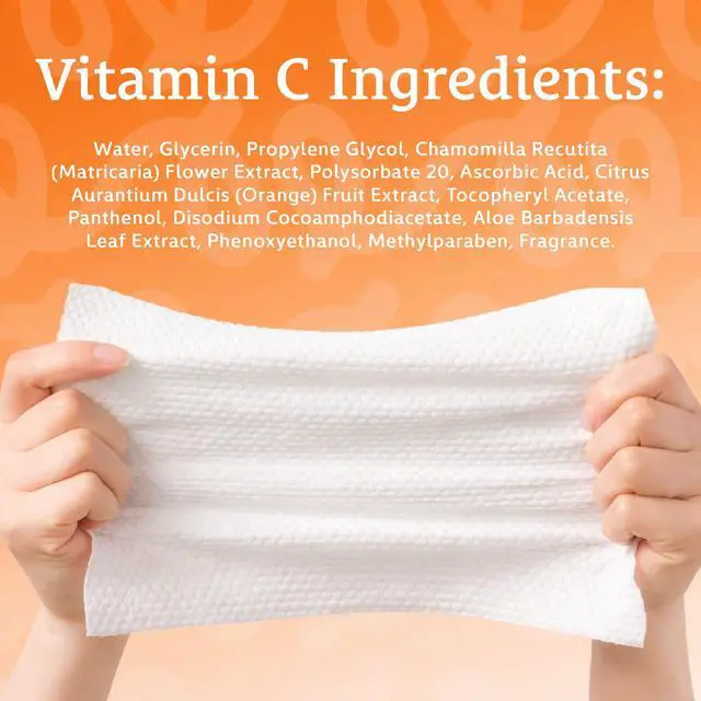 Alt view image 7 of 7 - Makeup Cleansing Wipes - Gentle and Effective Face Wipes, 1 Count (Pack of 2), Vitamin C