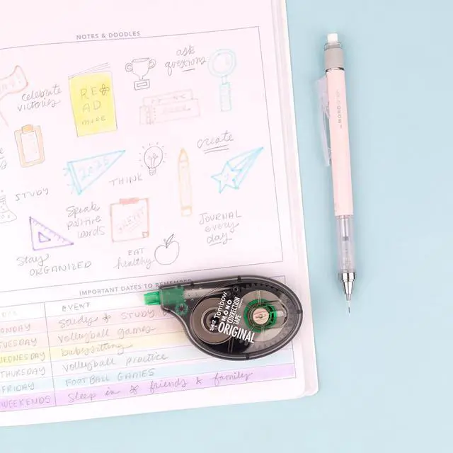 Alt view image 6 of 7 - Tombow 68626 MONO Original Correction Tape, 4-Pack. Easy to Use Applicator for Instant Corrections