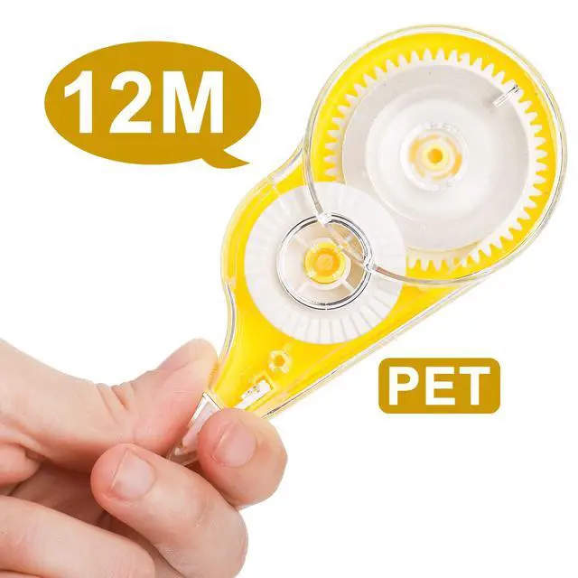 Alt view image 3 of 7 - Nicunom 36 Pack White Correction Tape, 39 Feet Correction Tapes Easy To Use Applicator for Instant Corrections School Office Supplies, Colorful