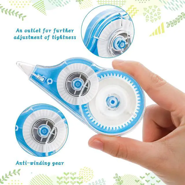 Alt view image 4 of 7 - Nicunom 36 Pack White Correction Tape, 39 Feet Correction Tapes Easy To Use Applicator for Instant Corrections School Office Supplies, Colorful
