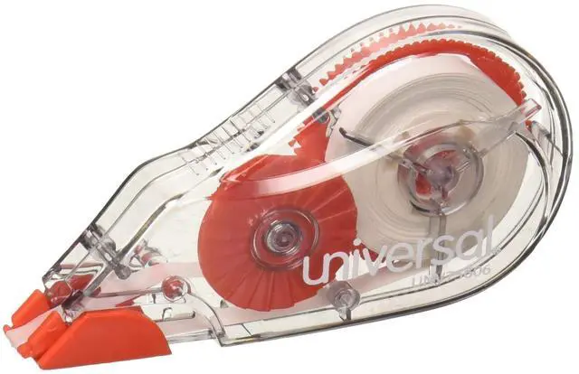 Main image of Universal 75606 Correction Tape with Two-Way Dispenser, Non-Refillable, 1/5-Inch x 315-Inch, 6/Pack