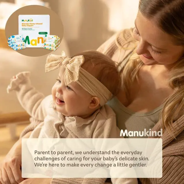 Alt view image 7 of 7 - ManuKind Manuka Honey Infused Baby Wipes, Ultra Gentle, 100% Bamboo Fiber, Soft Comfort for Sensitive Skin, Dermatologist Tested, Made in New Zealand, 70 Count