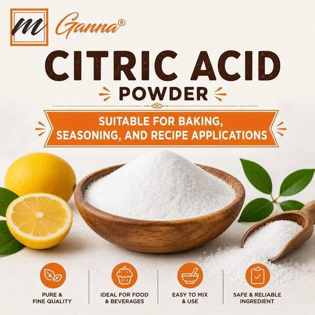 Alt view image 4 of 7 - mGanna Citric Acid Powder (Food Grade) 2 lbs / 908 g