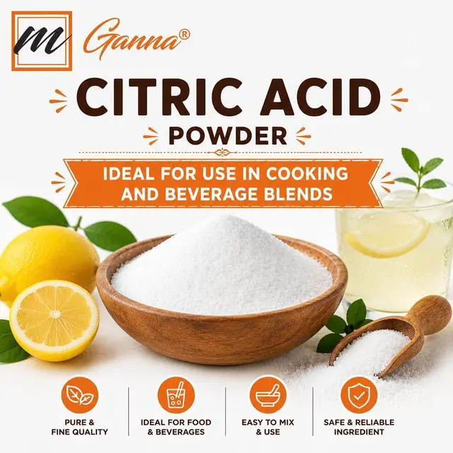 Alt view image 5 of 7 - mGanna Citric Acid Powder (Food Grade) 2 lbs / 908 g