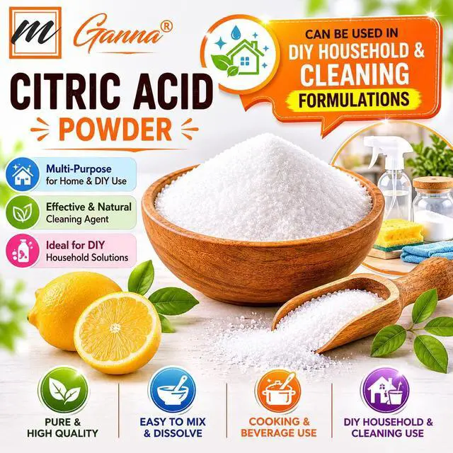 Alt view image 6 of 7 - mGanna Citric Acid Powder (Food Grade) 2 lbs / 908 g