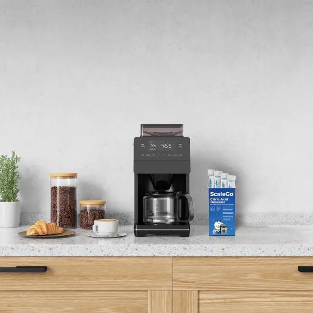 Alt view image 7 of 7 - scalego Coffee Machine Cleaner & Descaler | Citric Acid Descaling Powder | Pre-measured Package for Mess-Free Use & Storage | Removes Limescale | Compatible with Keurig, Nespresso, Breville | 4 Uses