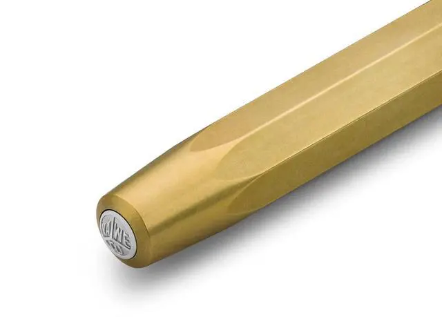 Alt view image 4 of 6 - Kaweco BRASS SPORT Gel/Ballpoint Pen I Pen Including 0.7 mm Rollerball Pen Refill for Left-Handed and Right-Handed Users in Classic Design with Ceramic Ball I Gel Rollerball 13.0 cm