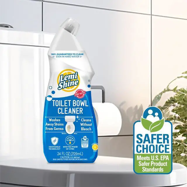 Alt view image 6 of 7 - Lemi Shine Bleach-Free Toilet Bowl Cleaner - 24 fl oz (3 Pack)