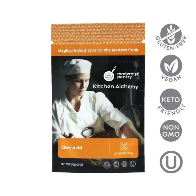 Alt view image 2 of 6 - Pure Citric Acid Non-GMO Gluten-Free Vegan OU Kosher Certified - 50g/2oz