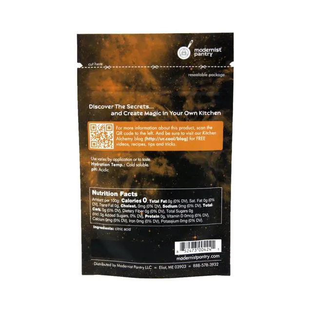 Alt view image 3 of 6 - Pure Citric Acid Non-GMO Gluten-Free Vegan OU Kosher Certified - 50g/2oz