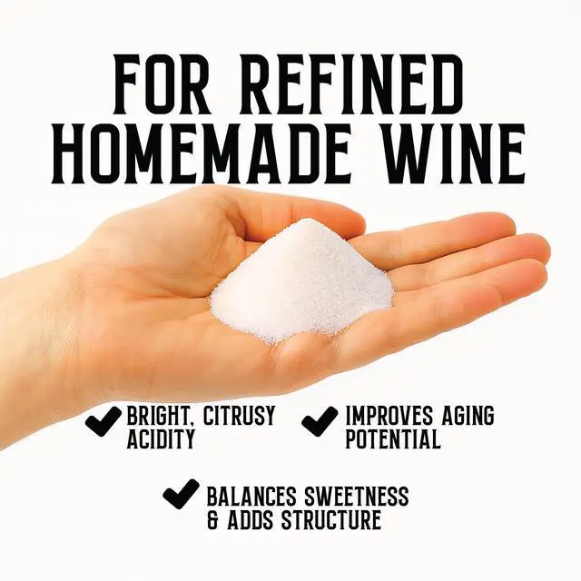 Alt view image 3 of 5 - Craft A Brew - Citric Acid - Food Grade - For At Home Brewing - For Wines, Meads & Hard Ciders - Enhances Fruit-Forward Flavors & Sharpens Acidity - Add After Fermentation is Complete - 4 oz Package