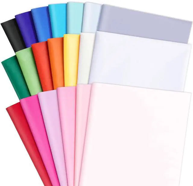 Main image of woric 160 Sheets Tissue Paper for Gift Bags 20 X 14 Inches Multicolor Gift Tissue Paper Bulk for Crafts Flowers Wrapping Art Projects Birthday Party Decorations