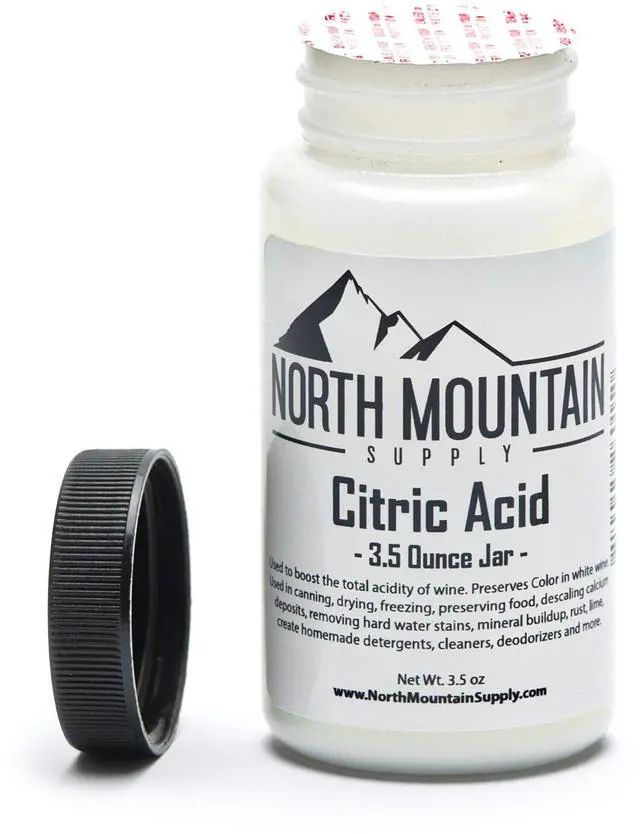 Main image of North Mountain Supply - CA-3.5oz Pure Food Grade Citric Acid - 3.5 Ounce Jar
