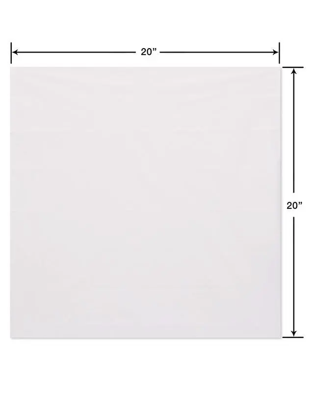 Alt view image 4 of 7 - American Greetings Bulk White Tissue Paper (200 Sheets, 20" x 20") for Birthdays, All Occasions, Christmas, Valentine's Day, Gift Bags, Boxes, Gift Wrap, Crafts, Paper Flowers, Pom Poms, and More