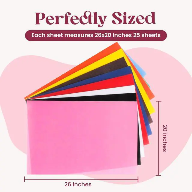 Alt view image 4 of 7 - Tissue Paper for Gift Bags - Tissue Paper Bulk | 25 Colors 100 Sheets Colored 20x26 | Crafts, Wrapping, Packaging, Birthday, Holiday