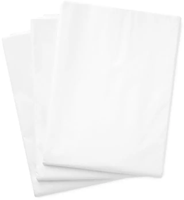 Main image of Hallmark Bulk White Tissue Paper (100 Sheets) for Birthdays, Christmas, Graduations, Gift Wrap, Crafts, DIY Paper Flowers, Tassel Garland, Gift Baskets