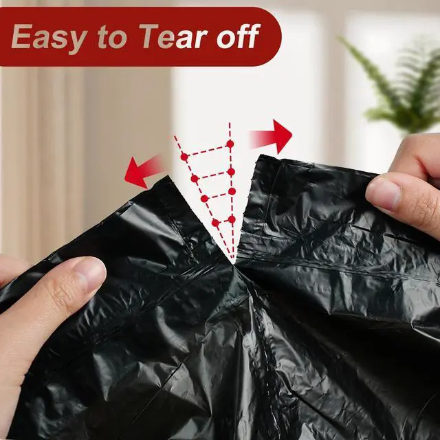Alt view image 3 of 6 - O2frepak 33 Gallon Drawstring Tall Kitchen Trash Bags,Clean Fresh Scent and Heavy Duty Garbage Bags(30 Count,80x100cm)