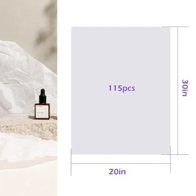 Alt view image 2 of 7 - Simetufy 115 Sheets 20x30 White Tissue Paper for Gift Bags