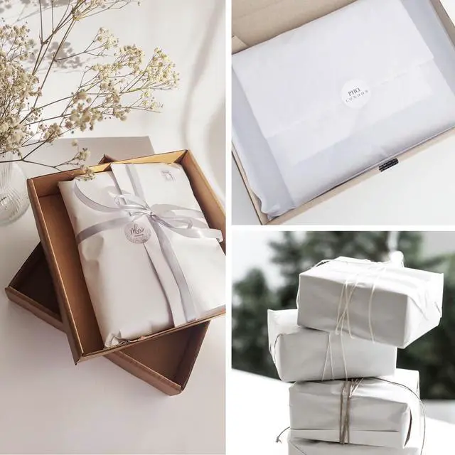 Alt view image 5 of 7 - Simetufy 115 Sheets 20x30 White Tissue Paper for Gift Bags