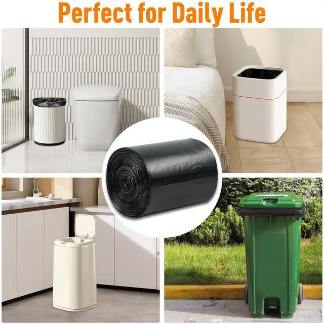 Alt view image 4 of 6 - O2frepak 33 Gallon Tall Tear-Resistant Trash Bags,Heavy Duty,Tastless and 80x100cm Black Garbage Bags (30 Count,80x100cm)
