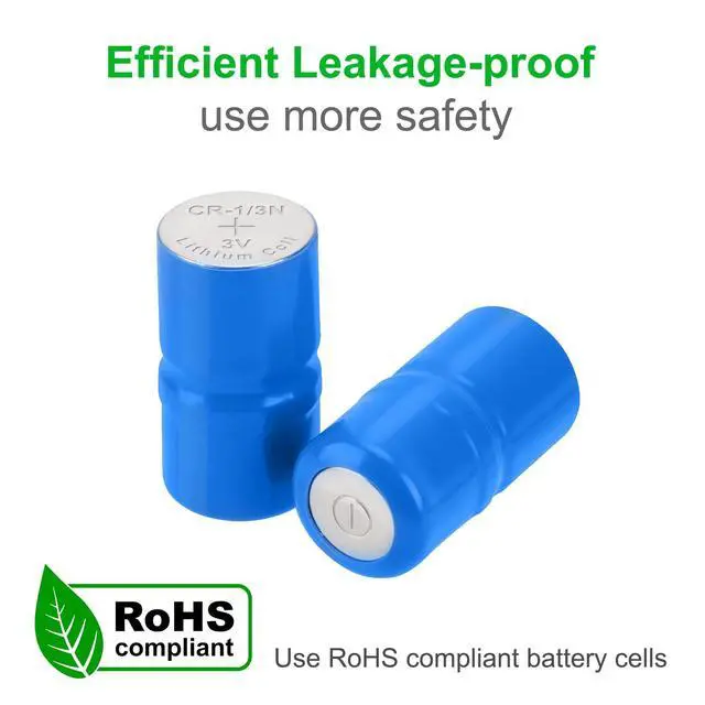 Alt view image 2 of 6 - JOXIYECLTL 2CR1/3N 6V Lithium Batteries for Pet Stop, Dog Guard, Perimeter and Extreme Dog Collars(5PCS)