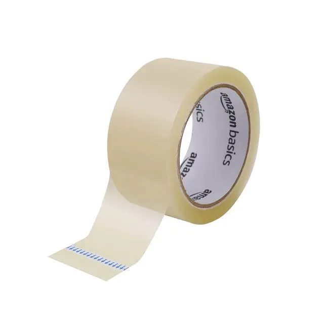 Alt view image 3 of 4 - Shipping Packing Tape for Moving and Sealing Boxes, Clear, 1.9 in x 60.3 yards, 1.8mil Thickness, 6 Rolls