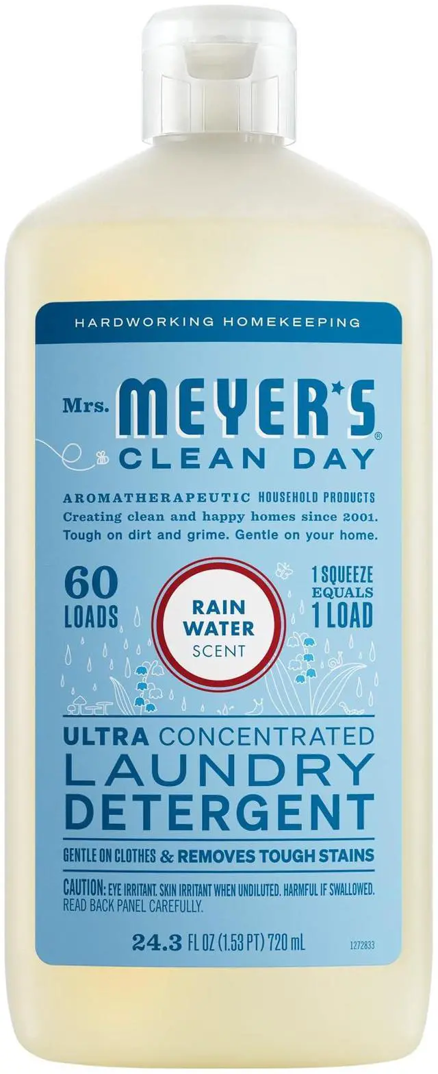 Main image of MRS. MEYER'S CLEAN DAY Ultra Concentrated Laundry Detergent, Rain Water Scent, 24.3 fl oz