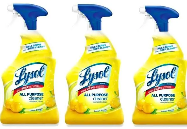 Main image of Lysol Disinfectant Spray, Lemon Breeze, 19 fl oz (Pack of 3)