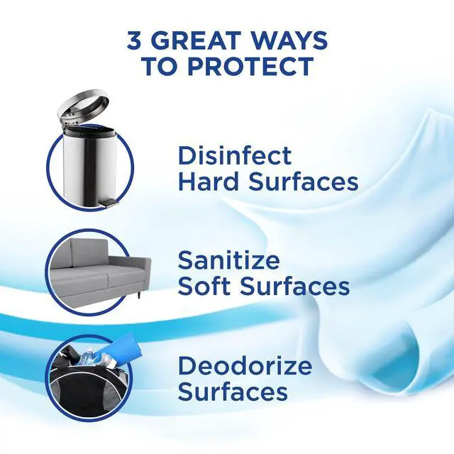 Alt view image 2 of 7 - Lysol To Go Disinfectant Spray, Travel Size Sanitizing, For On-the-Go Disinfecting and Deodorizing, Crisp Linen, 1.5 Fl. Oz (Pack of 4)