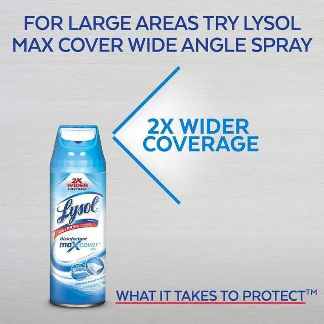 Alt view image 7 of 7 - Lysol Sanitizing and Antibacterial Spray for Disinfecting & Deodorizing, Crisp Linen, 12.5 Fl Oz