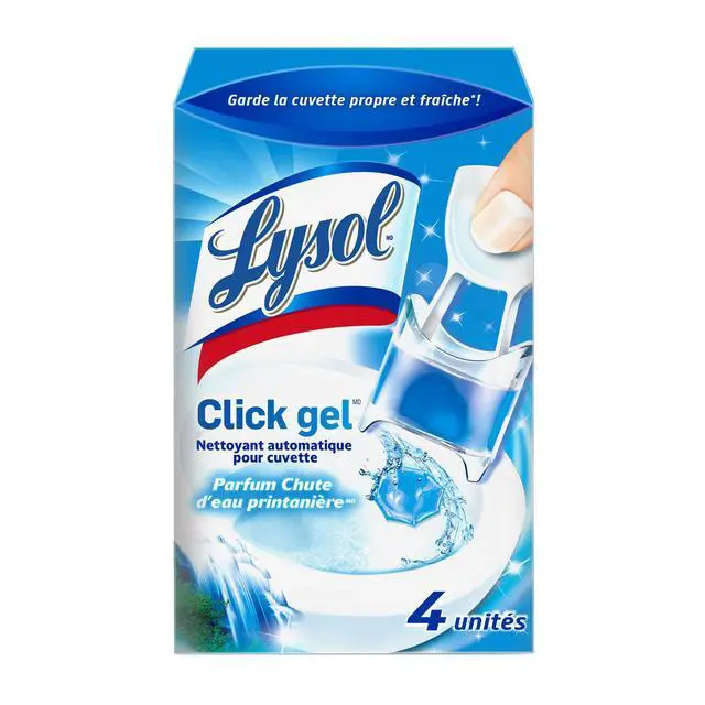 Alt view image 7 of 7 - Lysol Click Gel Automatic Toilet Bowl Cleaner, Gel Toilet Bowl Cleaner, for Cleaning and Refreshing, Ocean Fresh, 6 Applicators per Pack