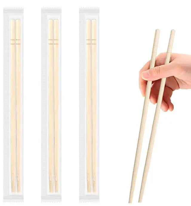 Main image of 8.5 Inch X 25 Pairs Disposable Chopsticks,Simplea and Minimalistic Design,More Size Choices 7"/8.5"/9.5"/12"
