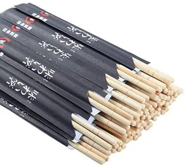 Main image of Disposable Chopsticks Pack of 40 Pair, 9" Japanese Style Sleeved Sushi Chopsticks by Gmark GM1038A